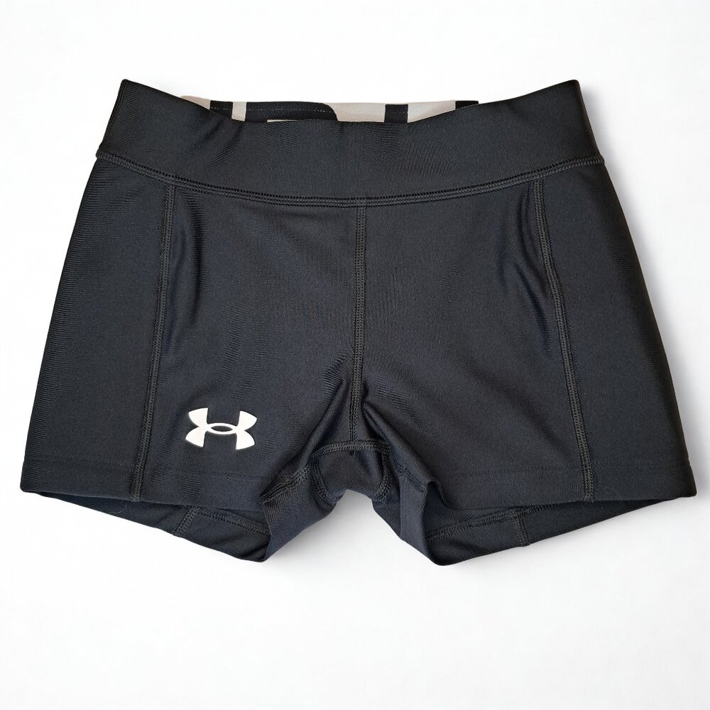 Under Armour UA Utility Girls Slider Softball Compression Shorts Black Size Med